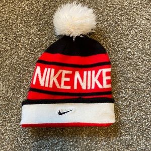 Nike beanie with Pom Pom